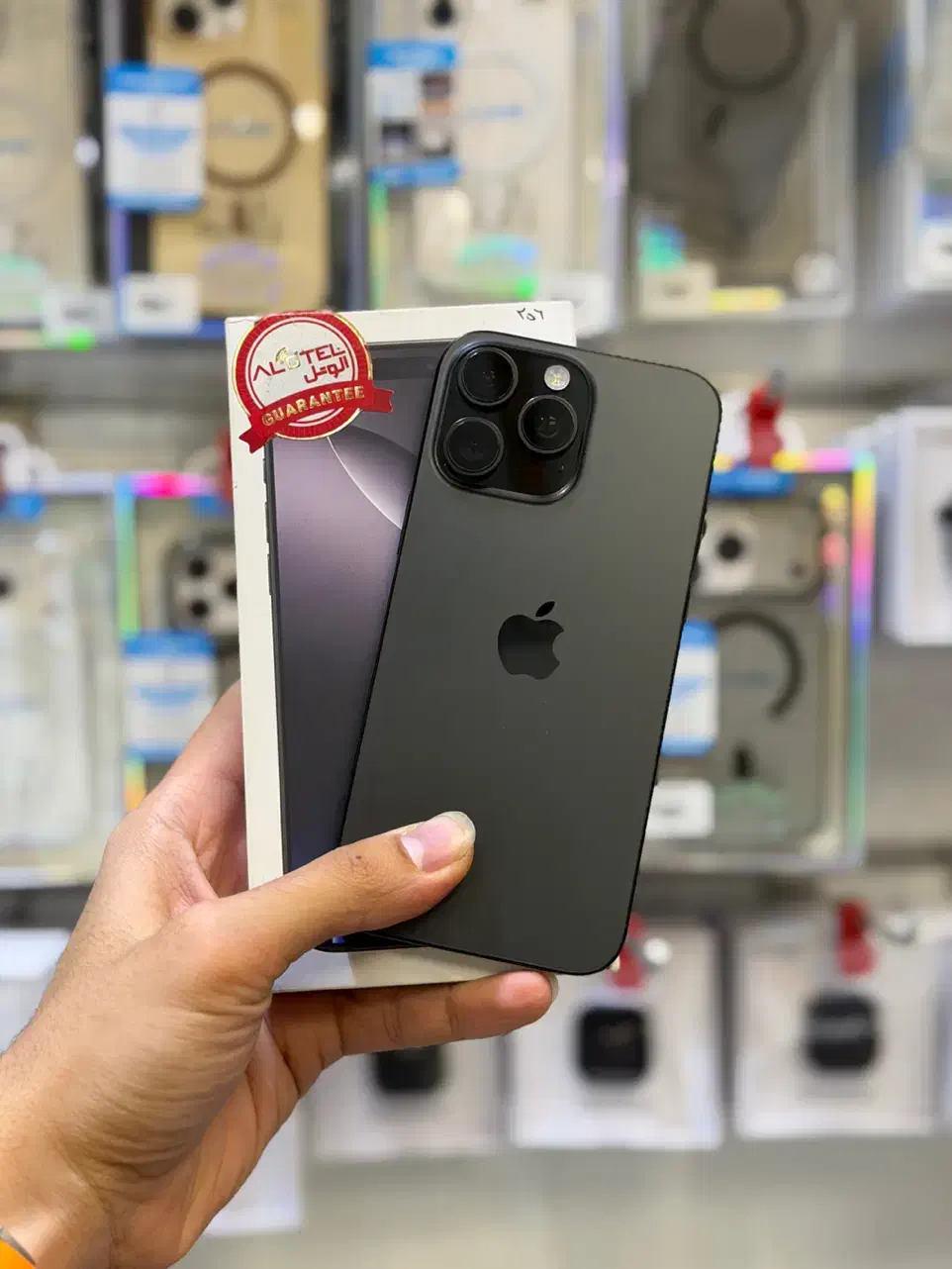 آیفون ۱۶پرومکس ۲۵۶ گیگ zaa مشکی|موبایل|تهران, باغ فیض|دیوار