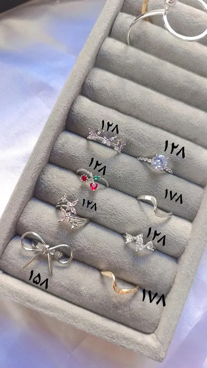 انگشتر های نگینی و استیل|بدلیجات|اسلامشهر, شهرک قائمیه|دیوار