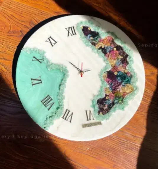 انواع ساعت و جاکلیدی رزینی|ساعت دیواری و تزئینی|سنقر, |دیوار