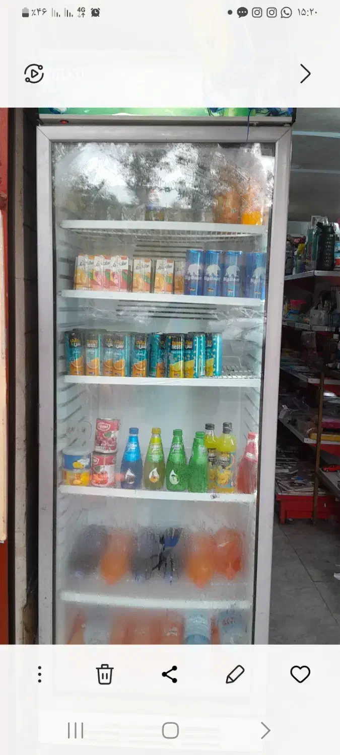 یخچال ویترینی|یخچال و فریزر|رشت, دباغیان|دیوار