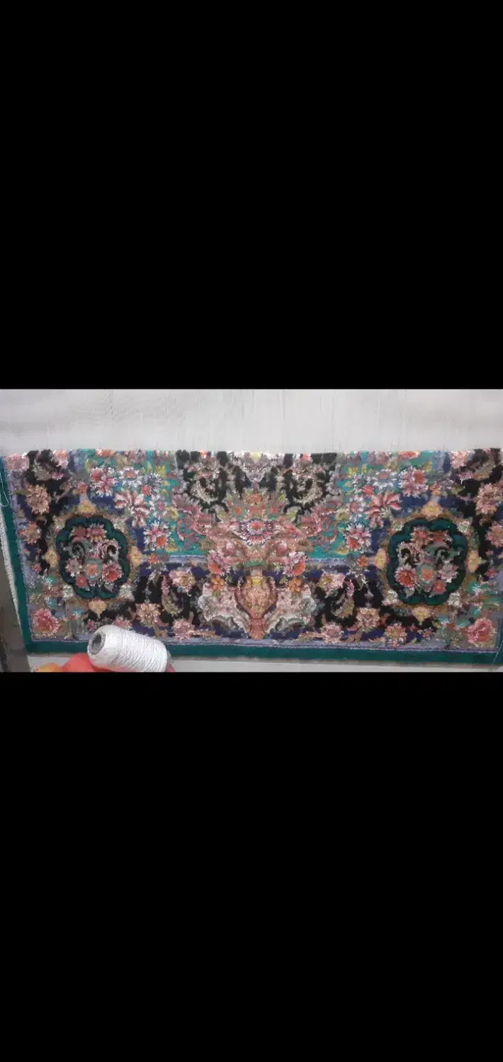 تابلو فرش و زیرپایی چله ابریشم|تابلو فرش|آستانه اشرفیه, |دیوار