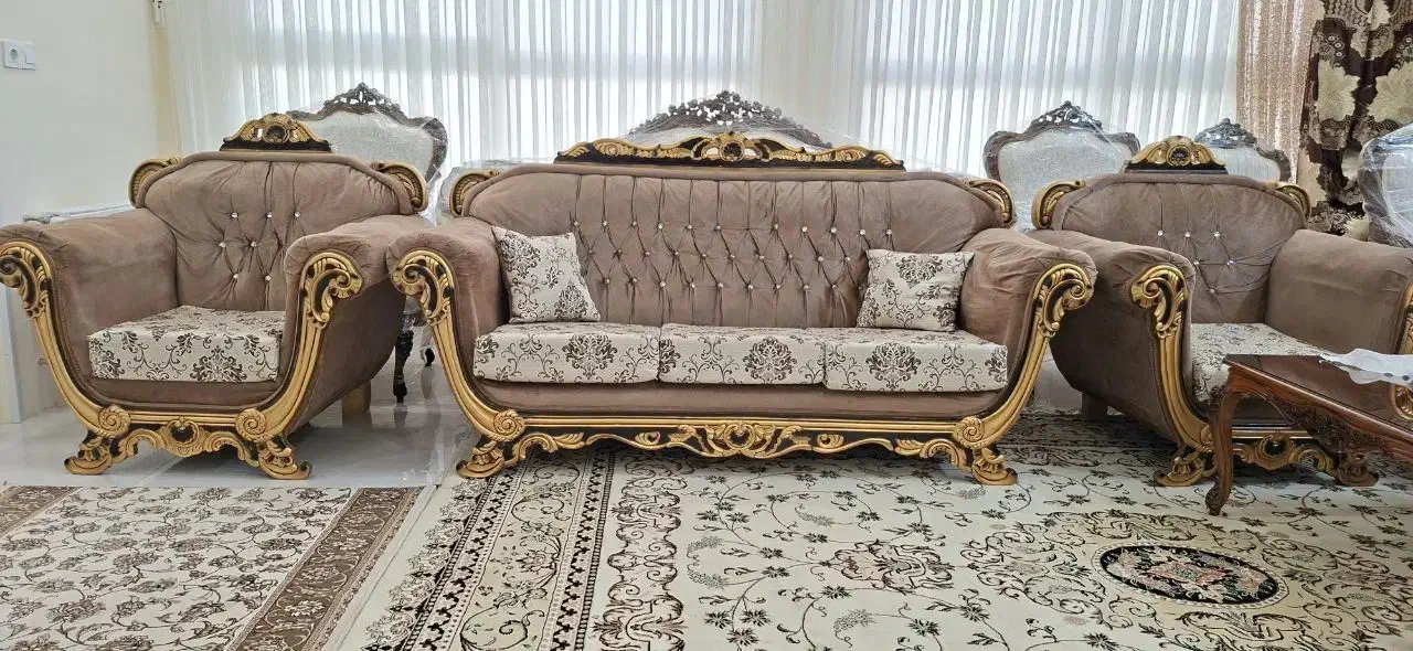 مبل 7نفره|مبلمان خانگی و میز عسلی|مشهد, خرمشهر|دیوار