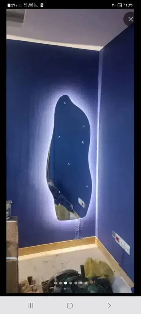 آینه دفرمه و آینه قدی پخش آینه بکلایت و دکوراتیو|آینه|فردیس, فردیس|دیوار