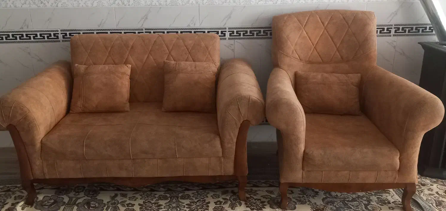 مبل هفت نفره|مبلمان خانگی و میز عسلی|نجفآباد, حومه نجف آباد|دیوار