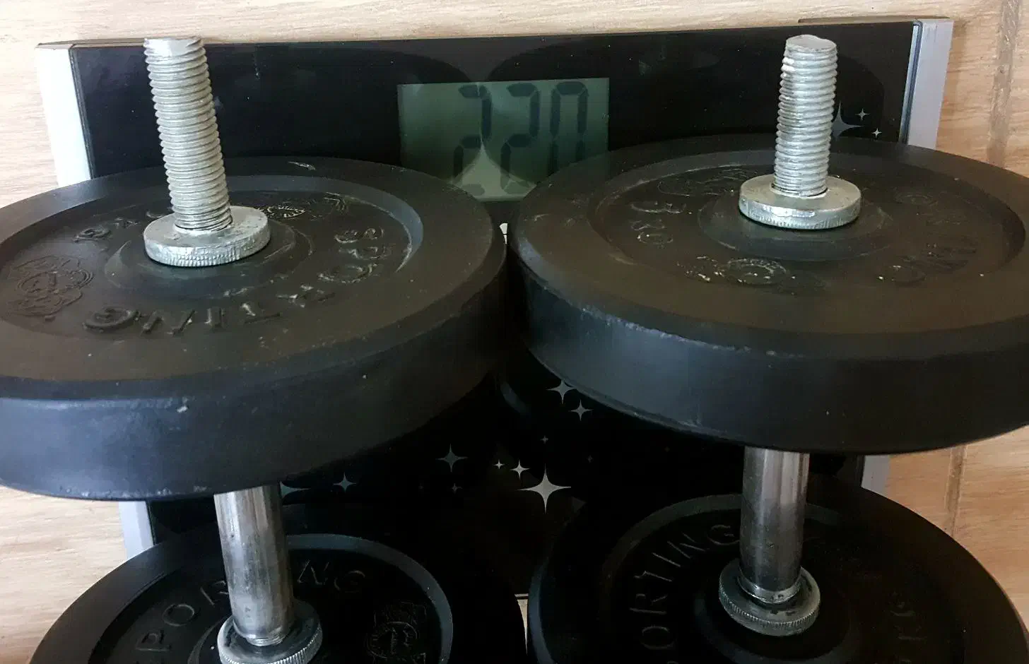 یک جفت دمبل ۱۰ کیلویی|تجهیزات ورزشی|شاهین‌شهر, خانه کارگر|دیوار