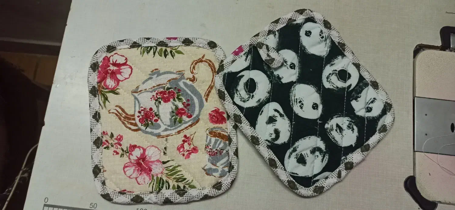 دستگیره آشپزخانه پنج لایه وضخیم باپارچه نخ اصل|سفره، حوله، دستمال آشپزخانه|شاهدشهر, |دیوار