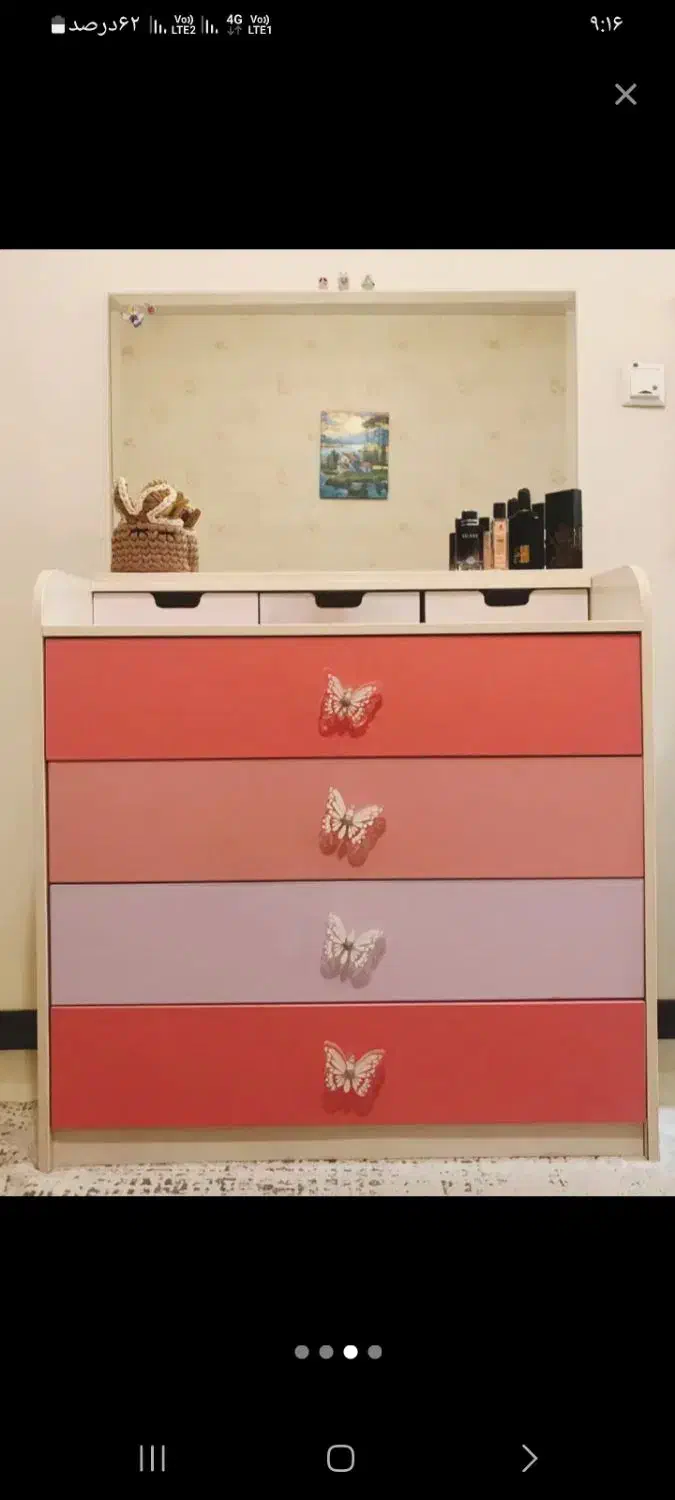 سرویس خواب کامل دخترانه شیک|تخت و سرویس خواب|بیرجند, |دیوار