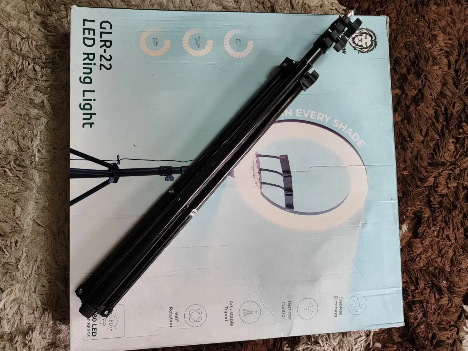 رینگ لایت و دسته کامپیوتر|دوربین عکاسی و فیلم‌برداری|لار, |دیوار