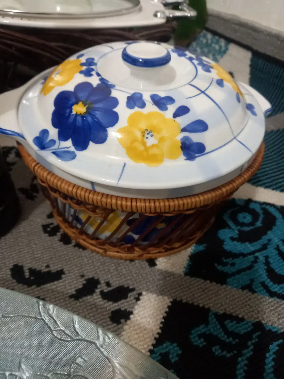 سبد قدیمی میوه|ظروف سرو و پذیرایی|مشهد, هنرستان|دیوار