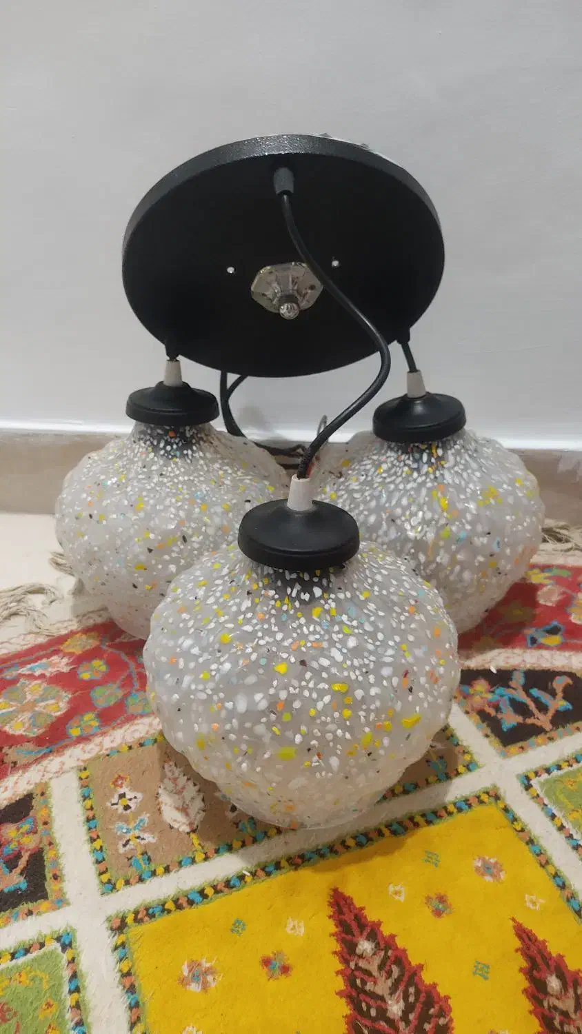 لوسر حبابی سه تایی|لوستر و چراغ آویز|تهران, جوادیه|دیوار