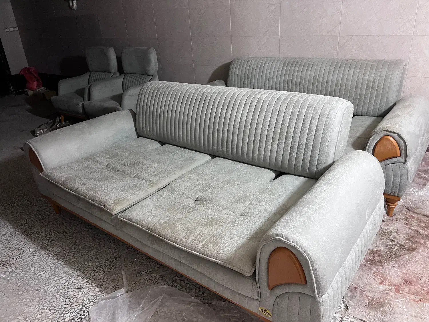 مبل ۸ نفره تختشو|مبلمان خانگی و میز عسلی|لنگرود, |دیوار