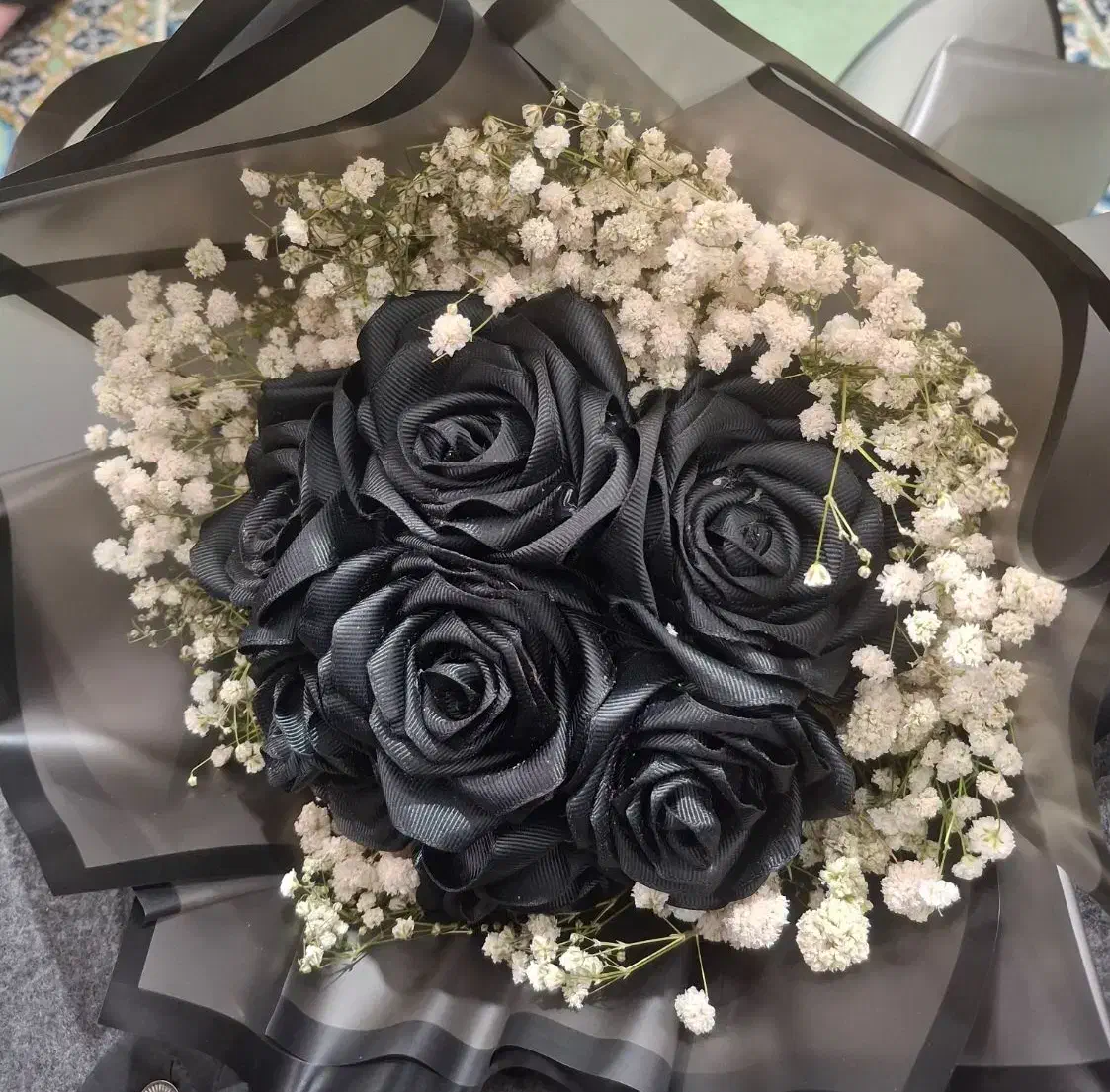 دسته گل روبانی|گل مصنوعی|کاشان, فین کوچک|دیوار