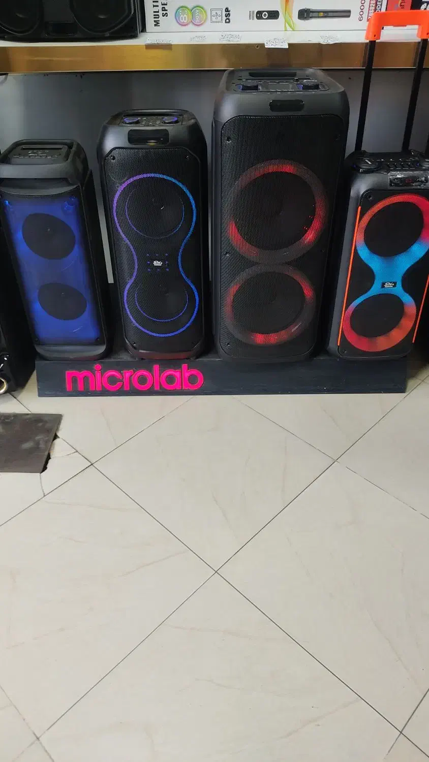 اسپیکر پارتی باکس سیستم صوتی میکرولب|سیستم صوتی خانگی|پاکدشت, پاکدشت (مامازند)|دیوار