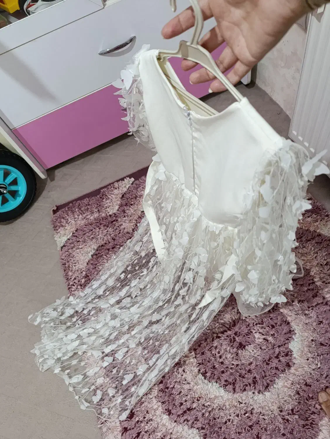 پیراهن توری دخترانه|کفش و لباس بچه|تبریز, |دیوار