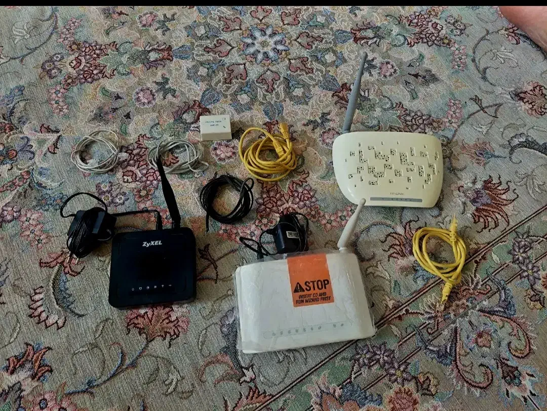 3 عدد مودم سالم|مودم و تجهیزات شبکه|کرمان, |دیوار