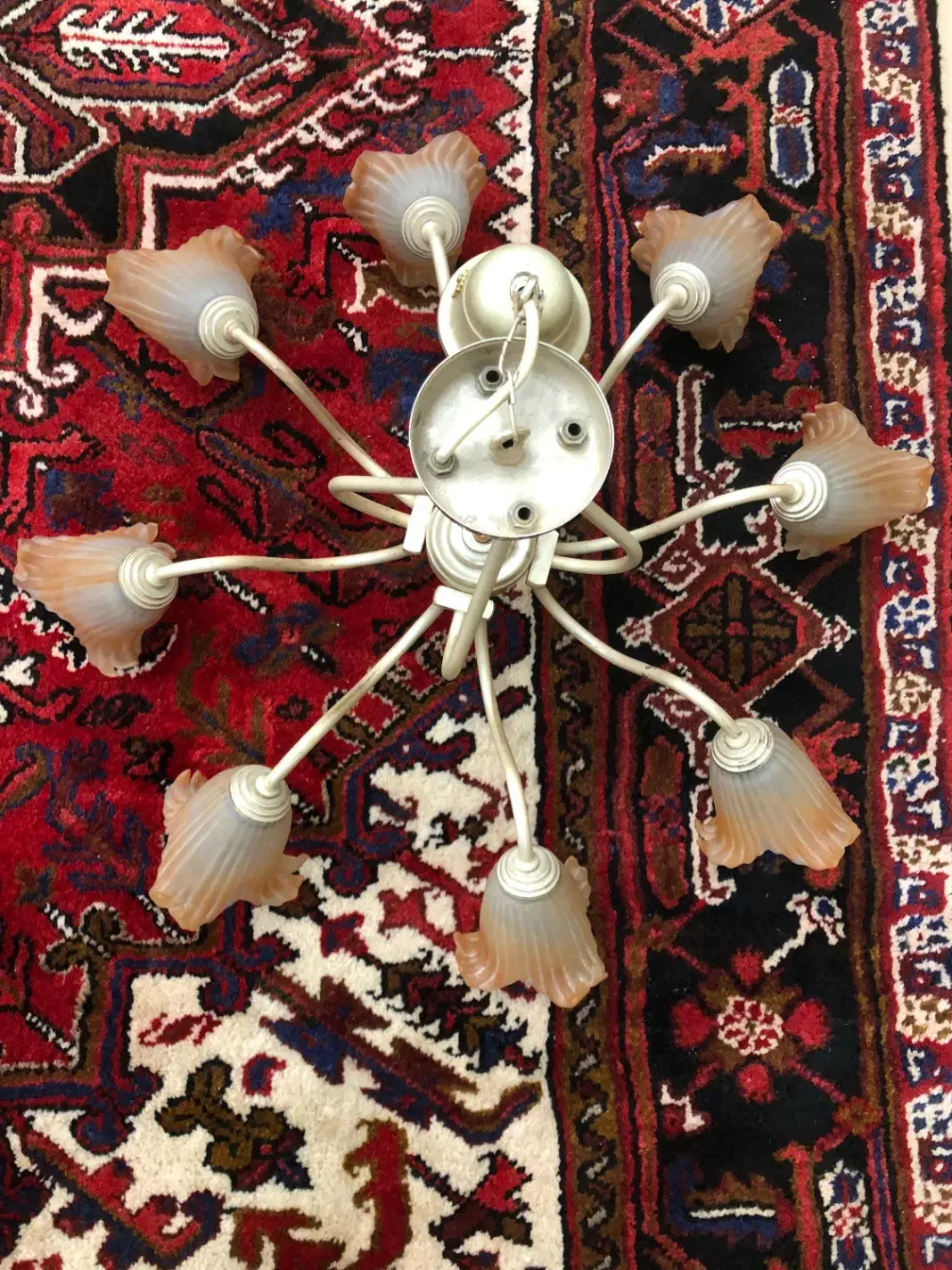 ۲عدد لوستر ۸ شاخه|لوستر و چراغ آویز|تبریز, |دیوار