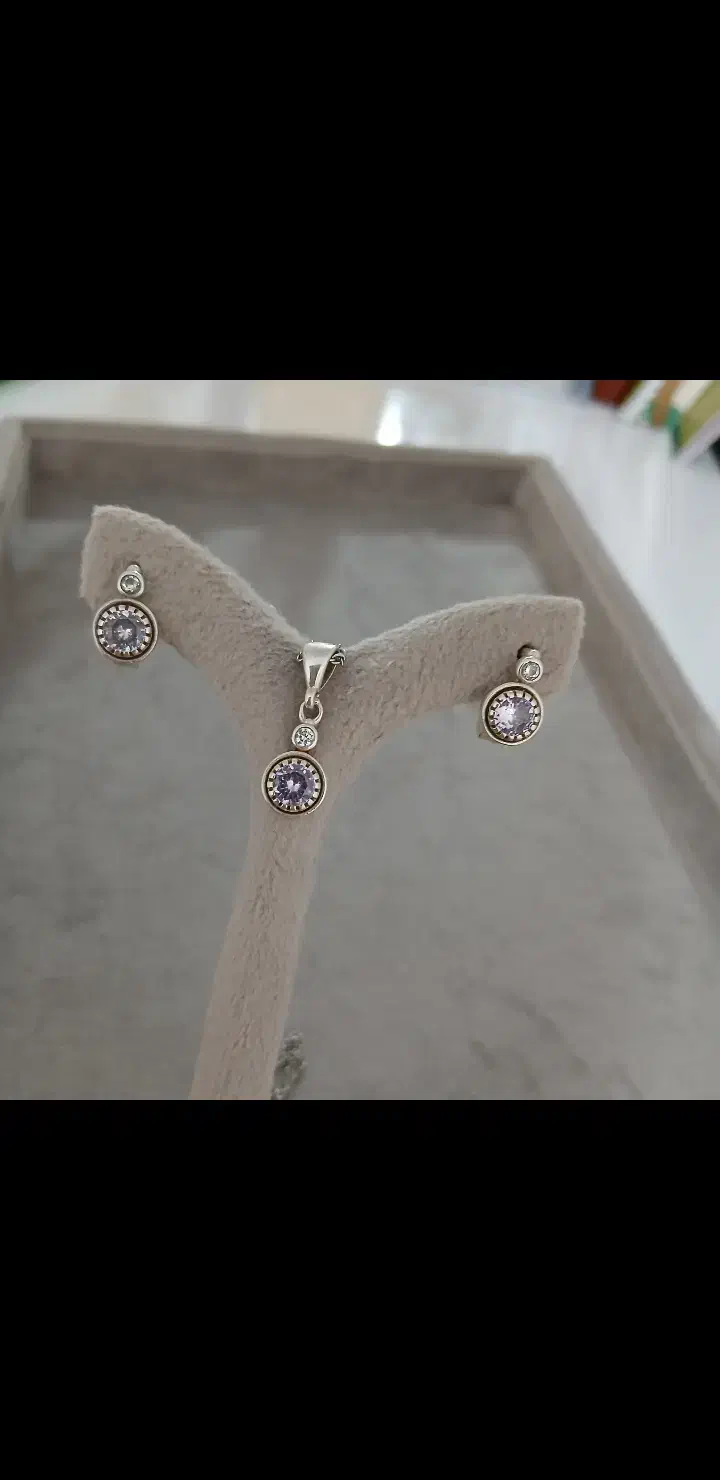 نیم ست نقره|جواهرات|داران, |دیوار