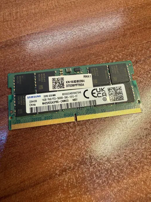 رم ۱۶ گیگ لپ‌تاپ برند سامسونگ DDR5-5600B|قطعات و لوازم جانبی رایانه|تهران, دارآباد|دیوار