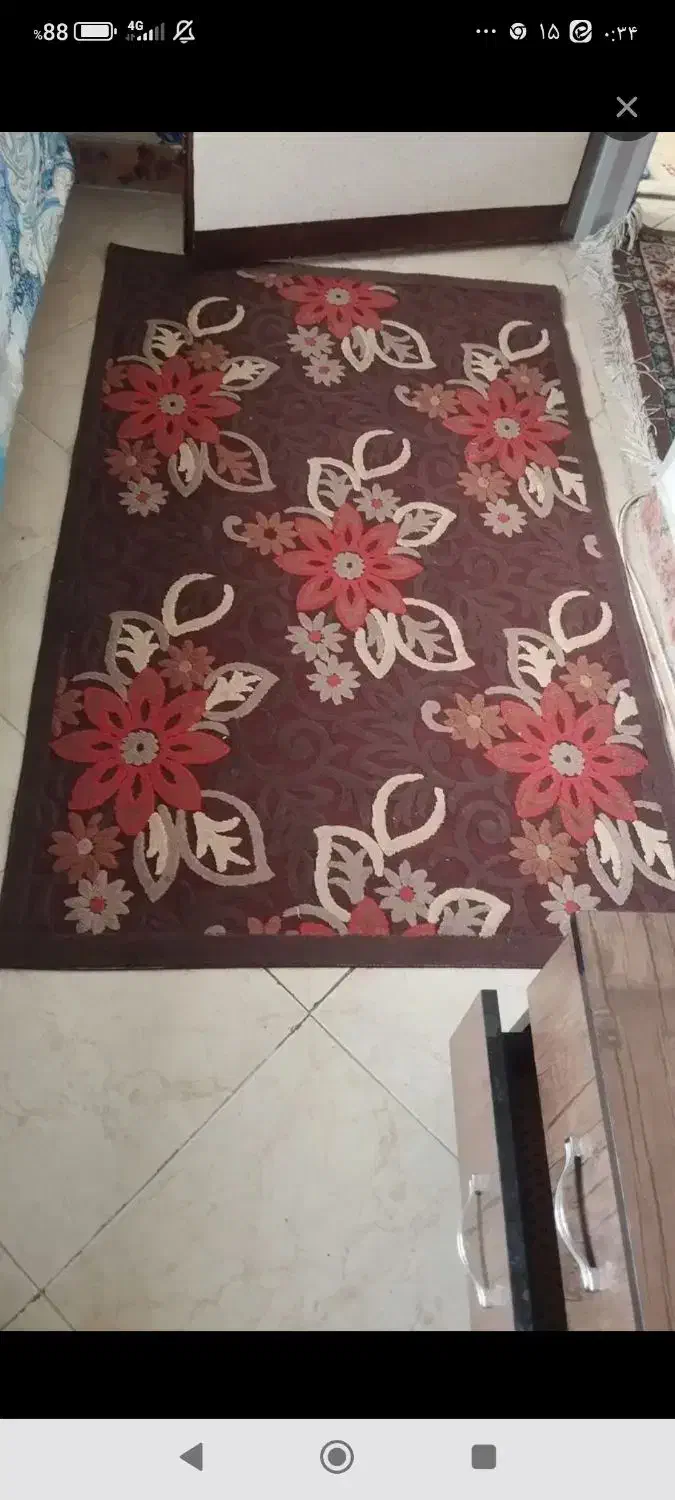 فرش یک در یک ونی 250|فرش|اسلامشهر, شهرک مفیدی|دیوار