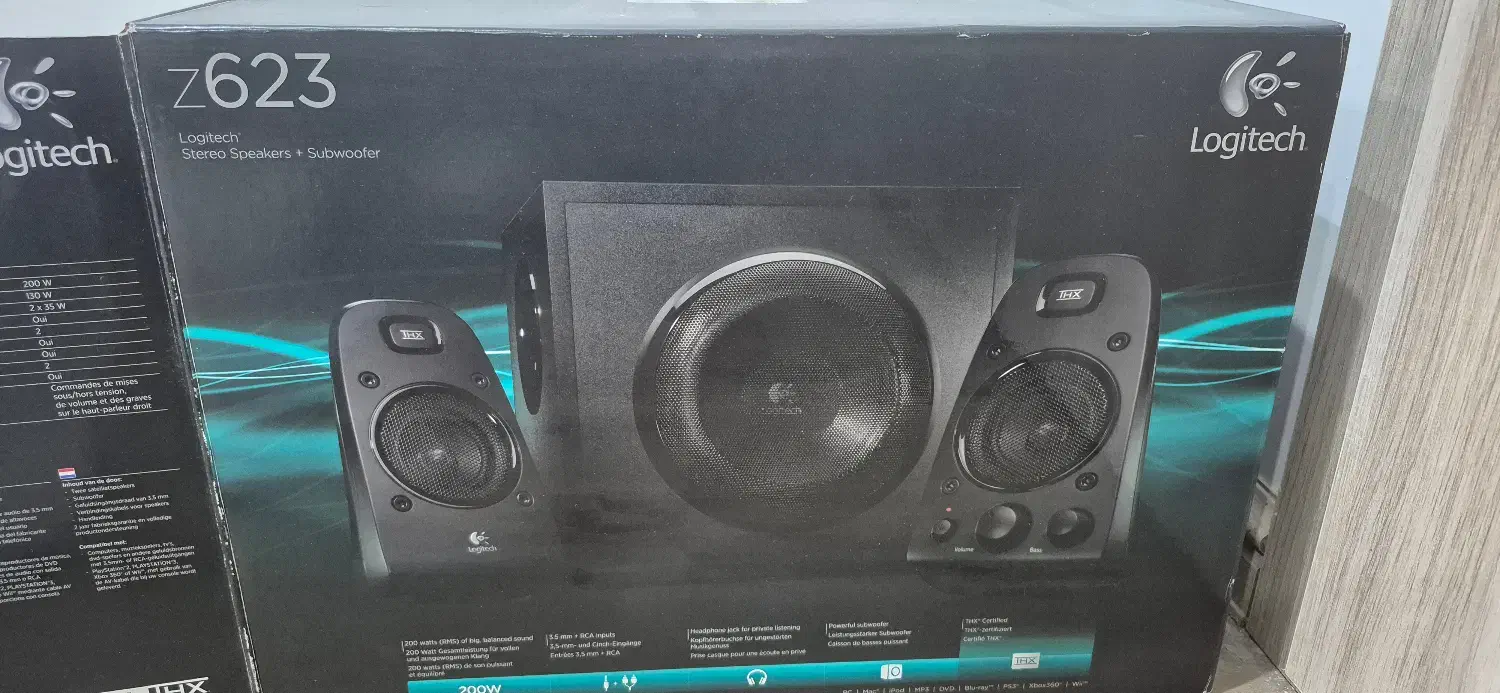 اسپیکر ( بلندگو ) لاجیتک مدل Z623 THX|سیستم صوتی خانگی|بوشهر, |دیوار