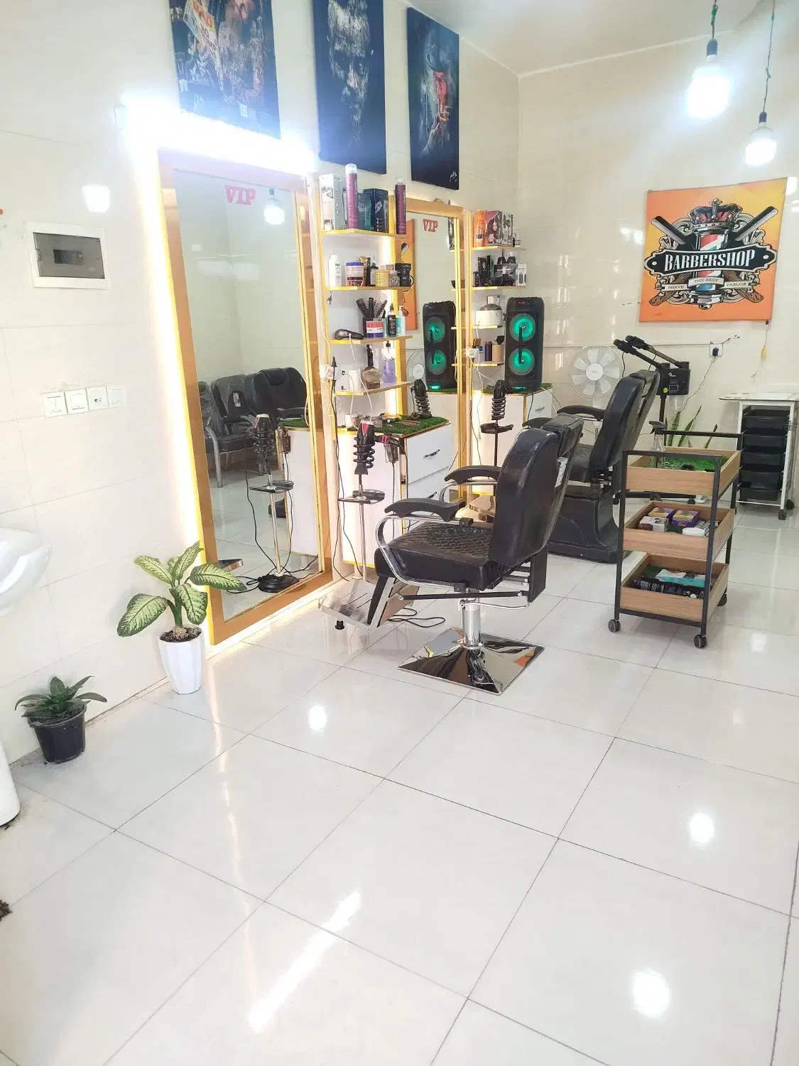 دکور آرایشگاه تمیز و با کیفیت|آرایشگاه و سالن‌های زیبایی|آزادشهر, |دیوار