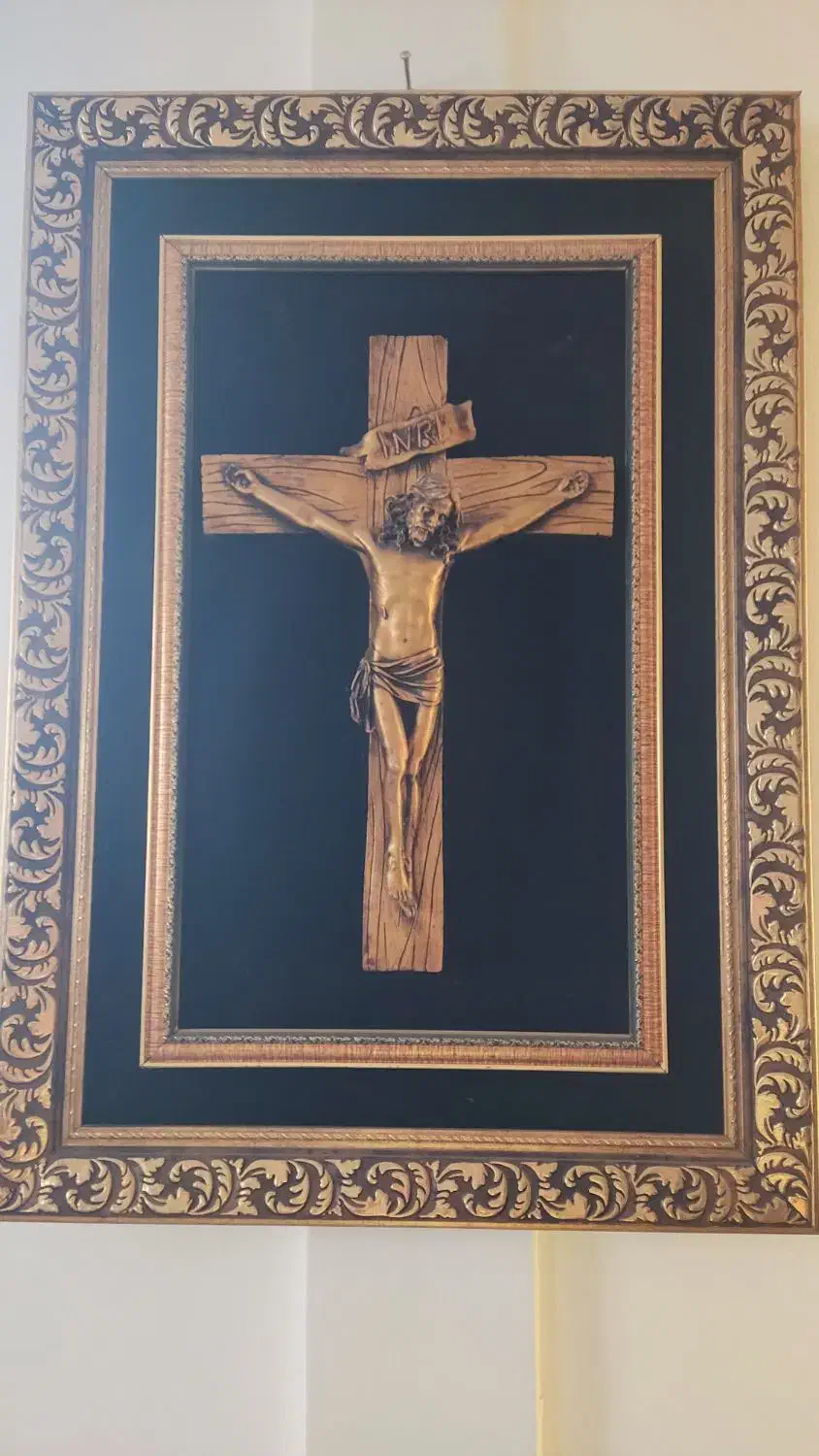 تابلوی مخمل صلیب|تابلو، نقاشی، عکس|فردیس, فردیس|دیوار