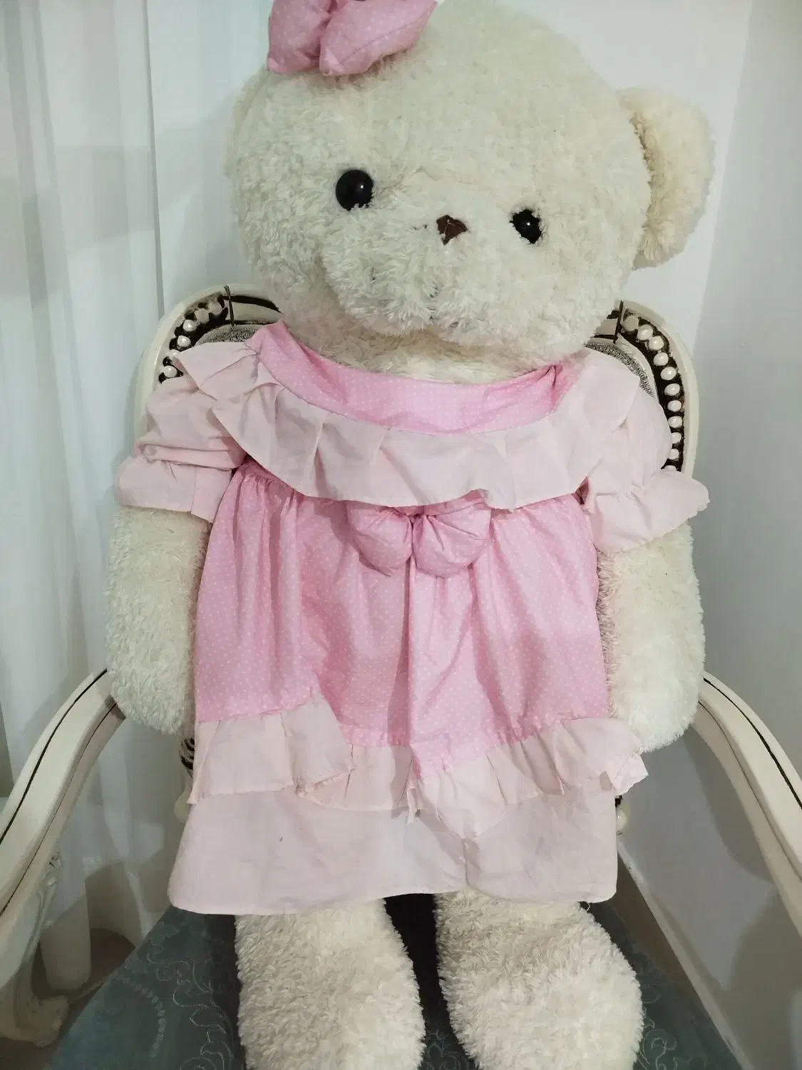 عروسک خرس سفید بزرگ|اسباب‌بازی بچه|بندرعباس, |دیوار