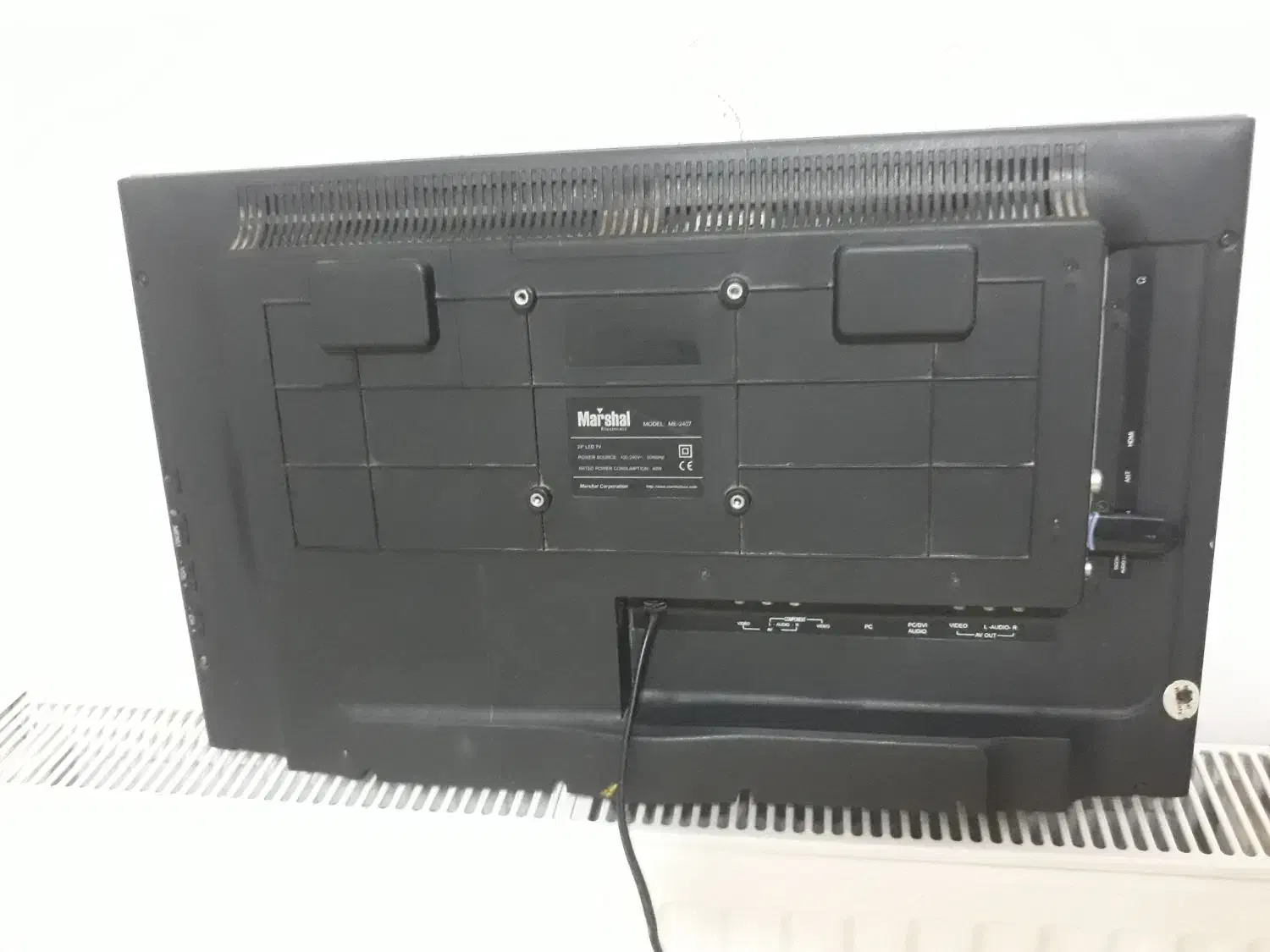 تلویزیون مانیتور۲۴اینچ مارشال|تلویزیون و پروژکتور|اسلامشهر, شهرک واوان|دیوار