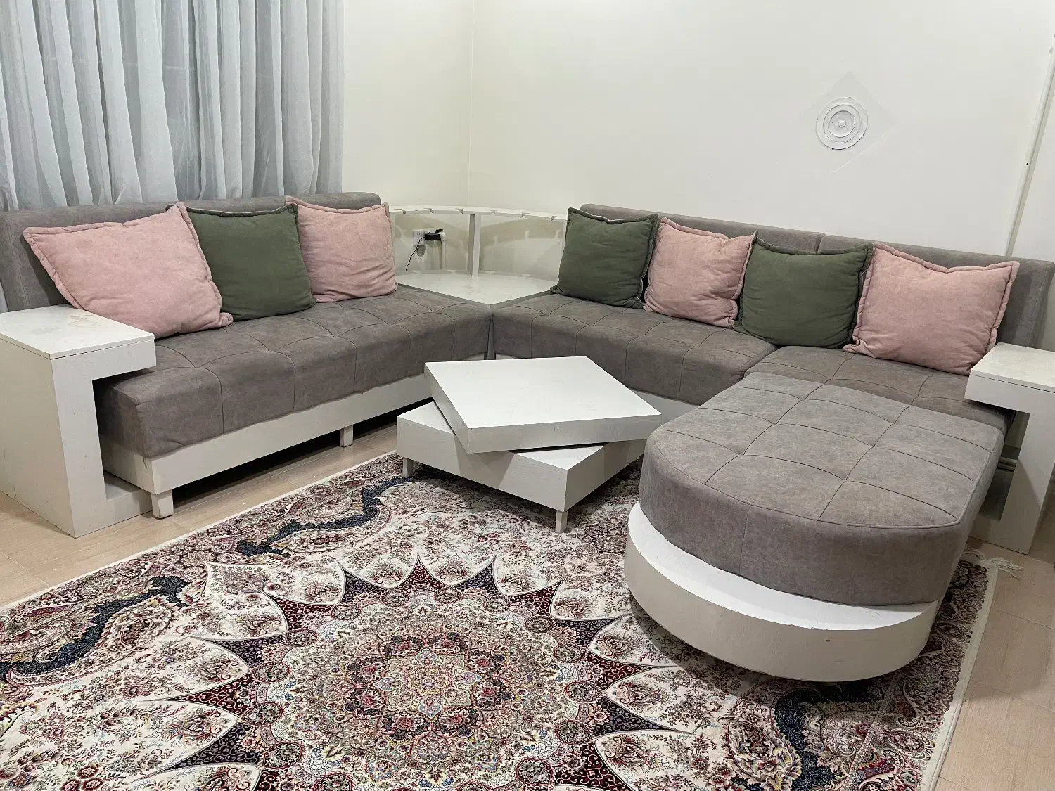 مبل ال ۷نفره|مبلمان خانگی و میز عسلی|پاوه, |دیوار