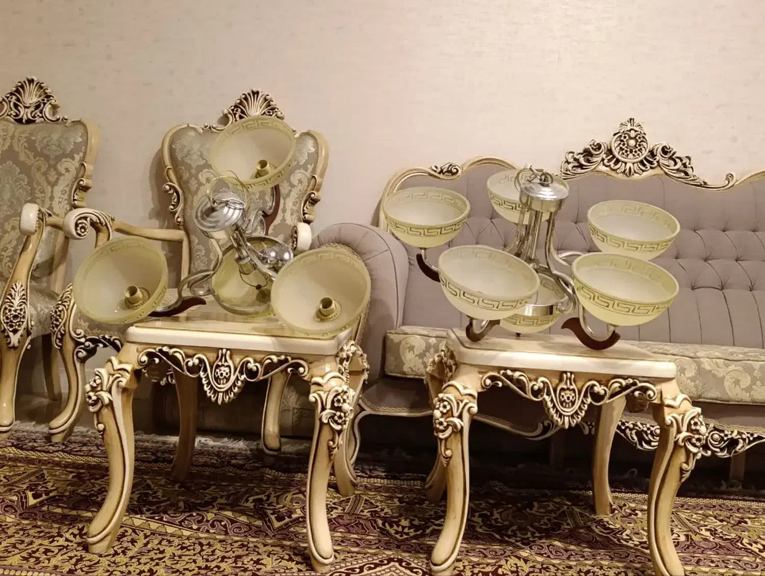 لوستر ۶ شاخه و ۴ شاخه|لوستر و چراغ آویز|پاکدشت, پاکدشت (مامازند)|دیوار