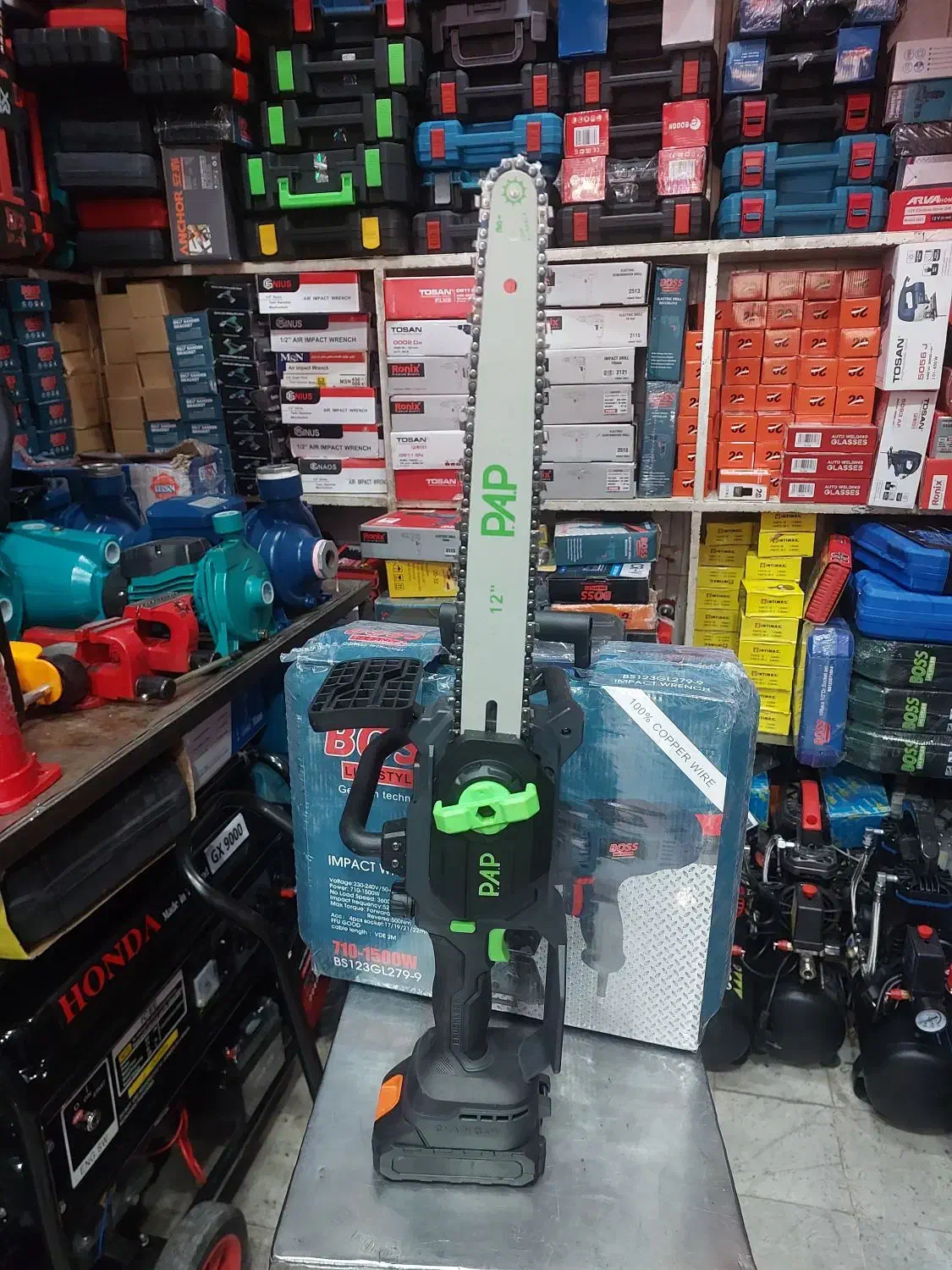 اره شارژی پی ای پی تیغ ۳۰ سانت اره برقی PAP|ماشین‌آلات صنعتی|شیراز, بازار|دیوار