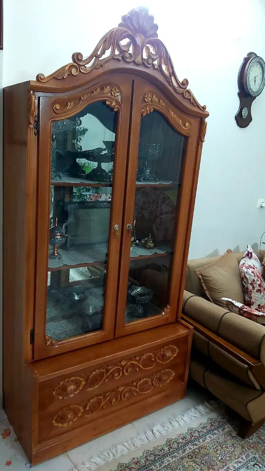 بوفه آینه دار|بوفه، ویترین، کنسول|خمین, |دیوار