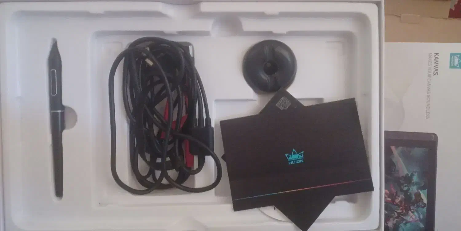 قلم نوری kamvas 13|لوازم جانبی موبایل و تبلت|کاشان, کارگر|دیوار