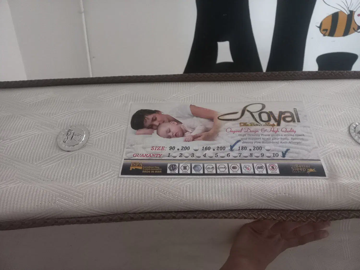 تشک دونفره رویال|تشک تختخواب|مشهد, عبادی|دیوار