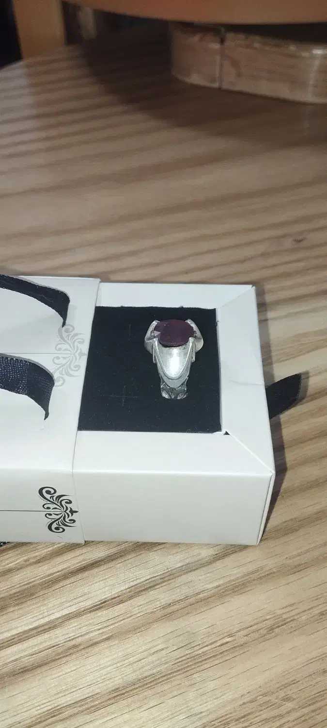 انگشتر نقره 999 یاقوت برمه خاص|جواهرات|تهران, مسعودیه|دیوار