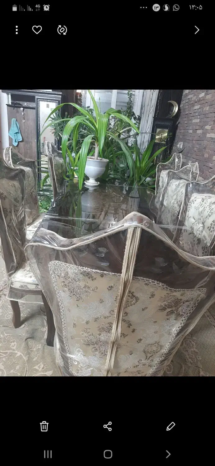 فروش سرویس ناهارخوری ۸نفره|میز و صندلی غذاخوری|جهرم, |دیوار