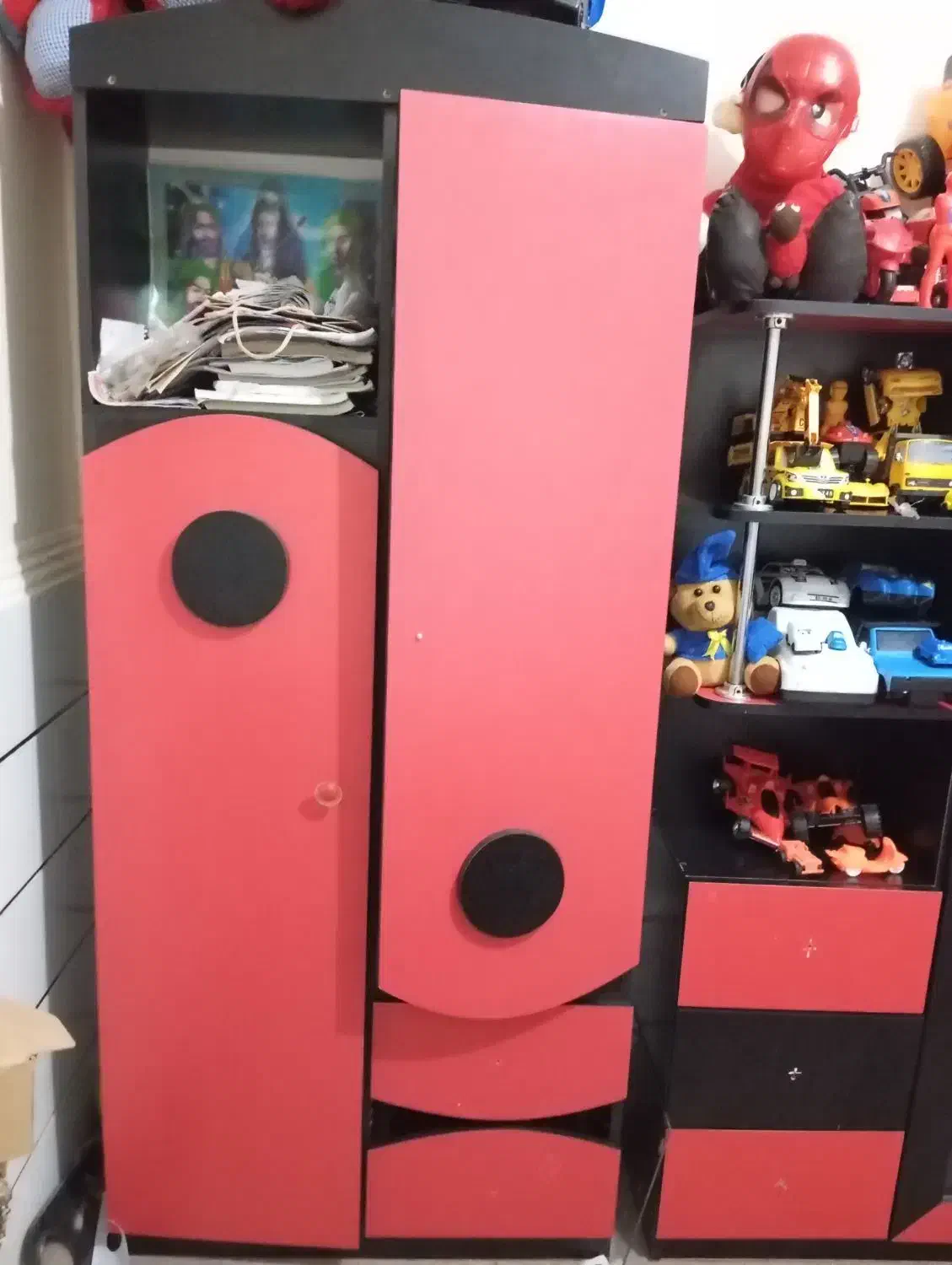 کمد دوتیکه سالم|جاکفشی، کمد، دراور|بم, |دیوار