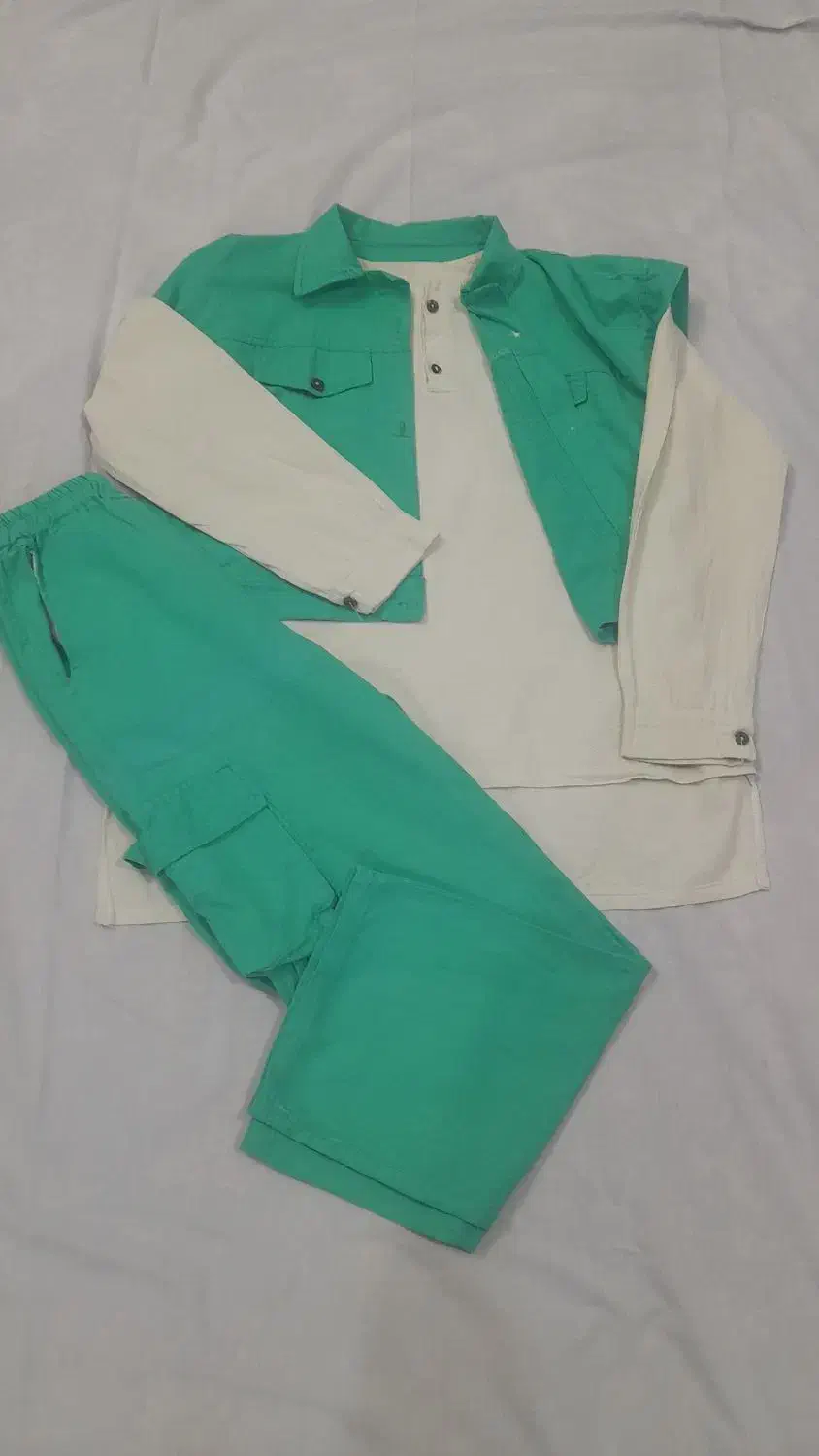 مانتو سه تیکه دخترانه|لباس|خلیل آباد, |دیوار