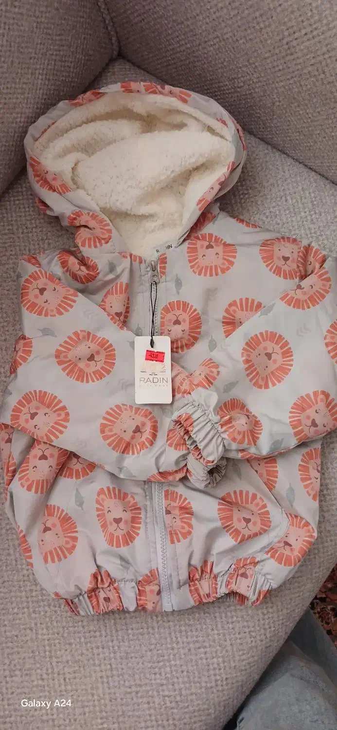 کاپشن بچه گانه سایز۵۰|کفش و لباس بچه|سملقان, |دیوار