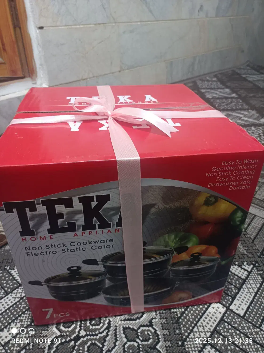 سرویس قابلمه تفلون اکبند مناسب جهیزیه|ظروف پختوپز|قرچک, باقرآباد|دیوار