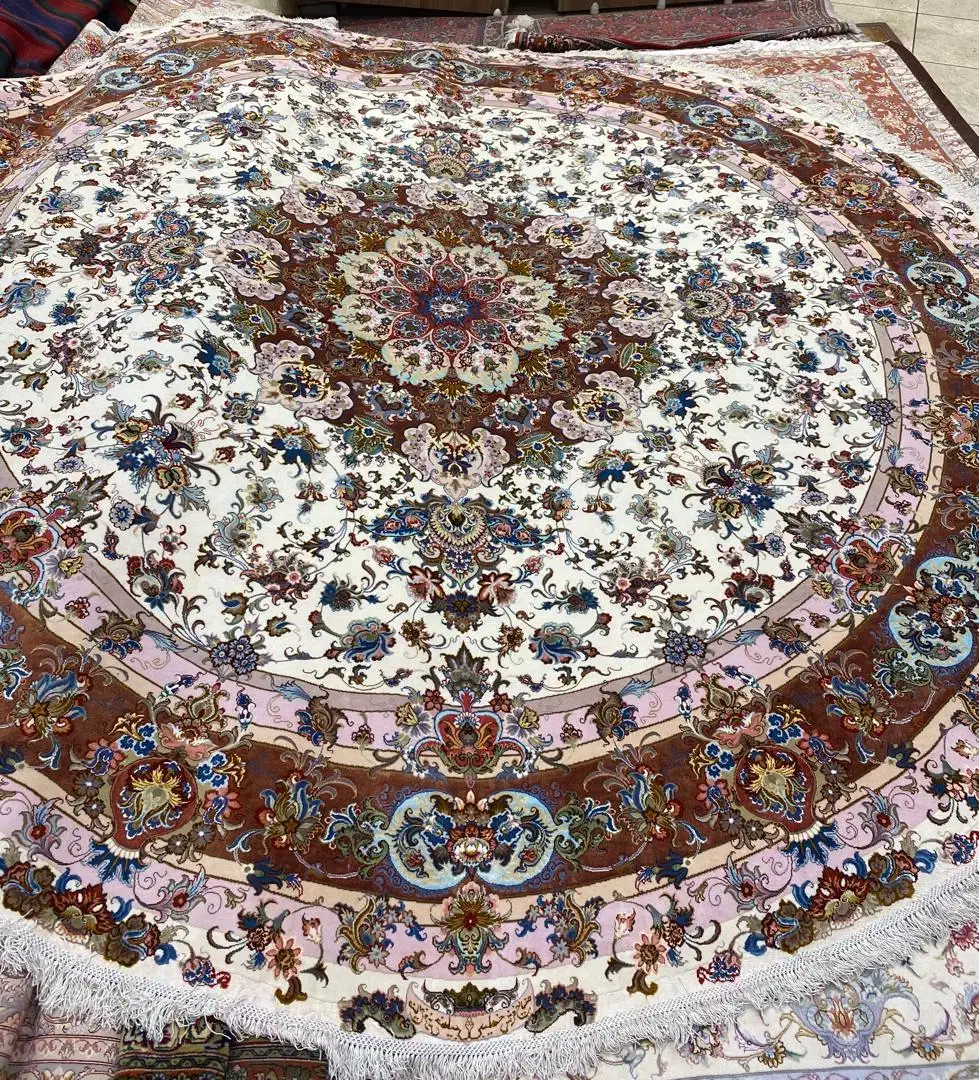 دایره ۳/۵×۳/۵ خطیبی|فرش|تبریز, |دیوار