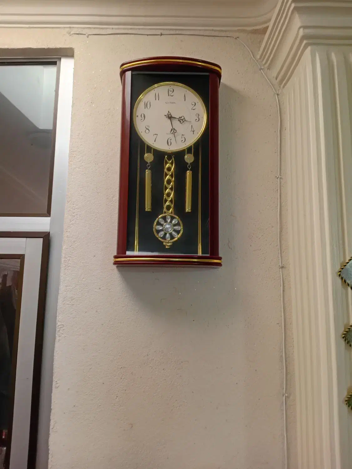 ساعت طلایی|ساعت دیواری و تزئینی|قوچان, |دیوار