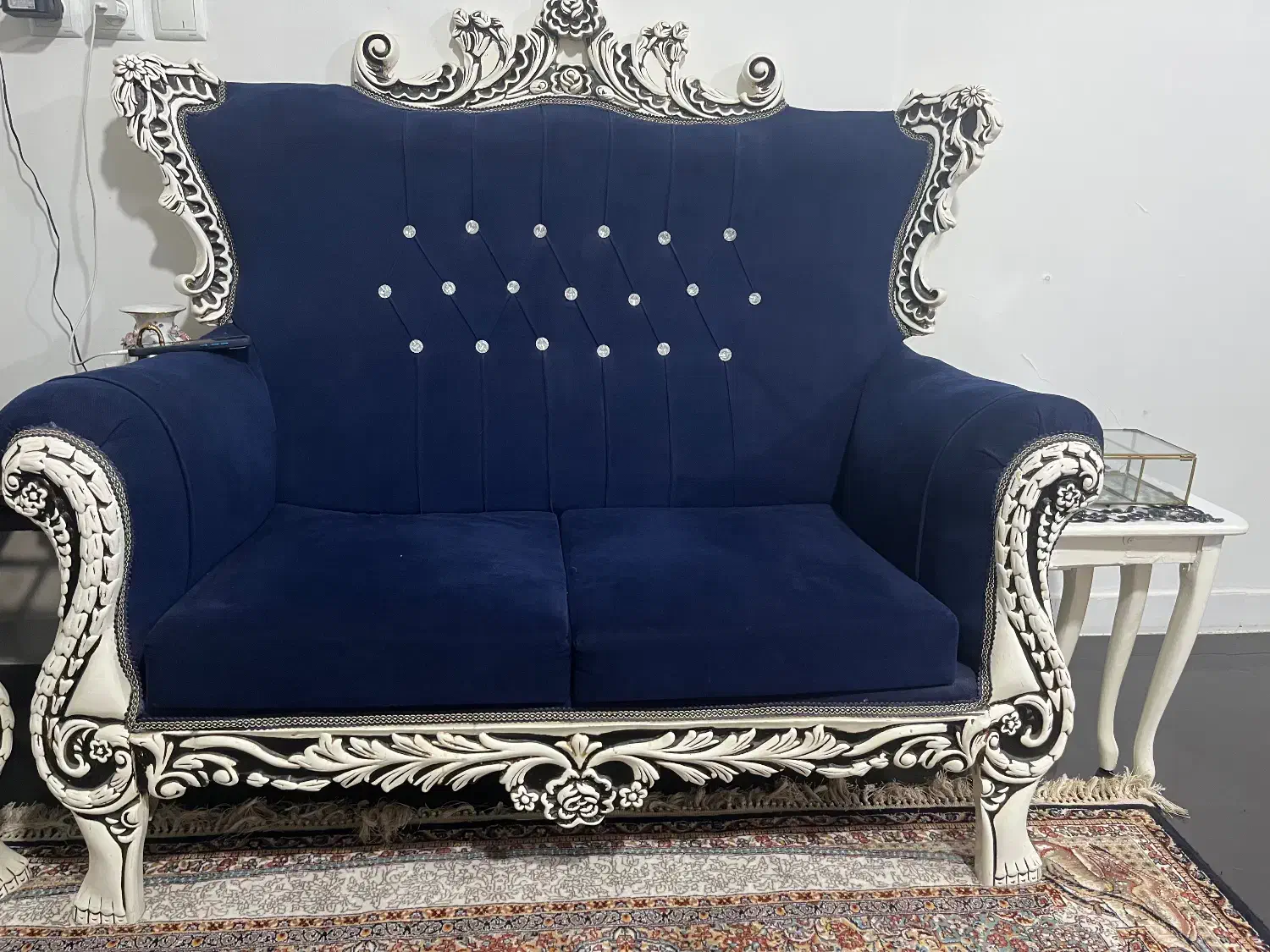 مبل سلطنتی ۷ نفره|مبلمان خانگی و میز عسلی|بابل, |دیوار