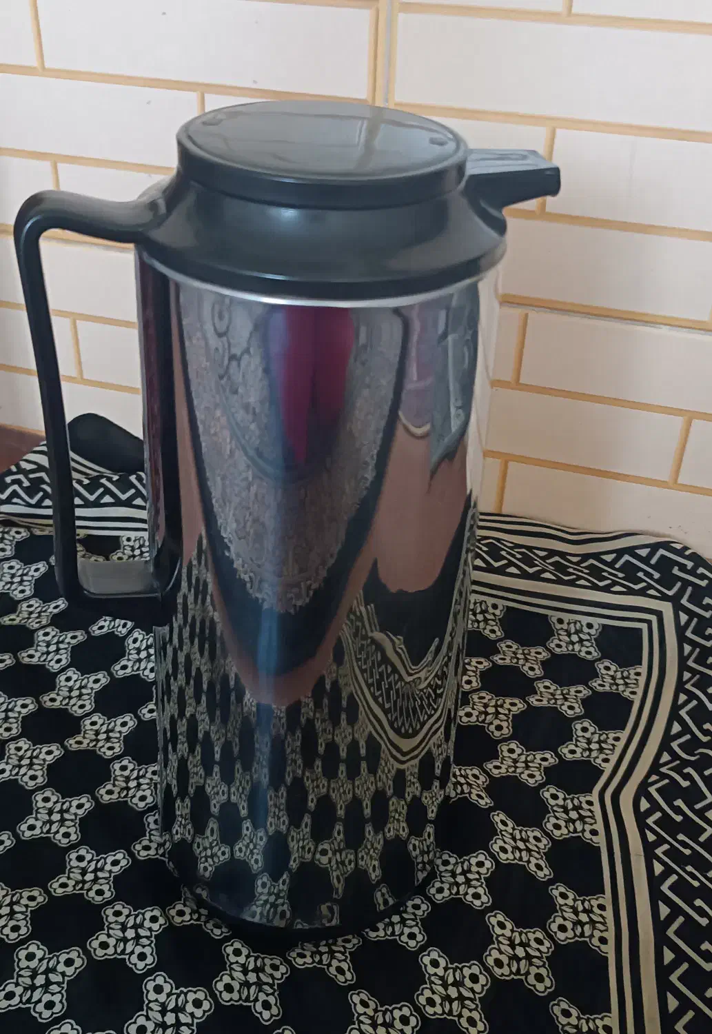 فلاسک استیل 2لیتری نو معاوضه با جعبه ابزار|قوری، کتری، قهوه‌ساز دستی|شیراز, گل سرخ|دیوار