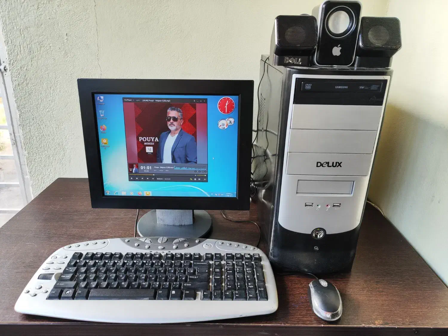 کامپیوتر ۳هسته رم ۴ ddr2 هارد ۲۵۰ گرافیک ۱|رایانه رومیزی|چالوس, |دیوار