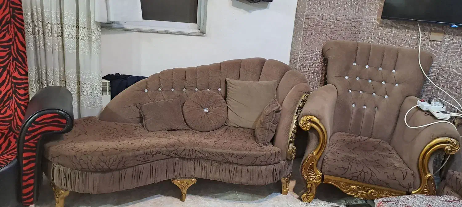 مبل ۷نفره|مبلمان خانگی و میز عسلی|ساری, |دیوار