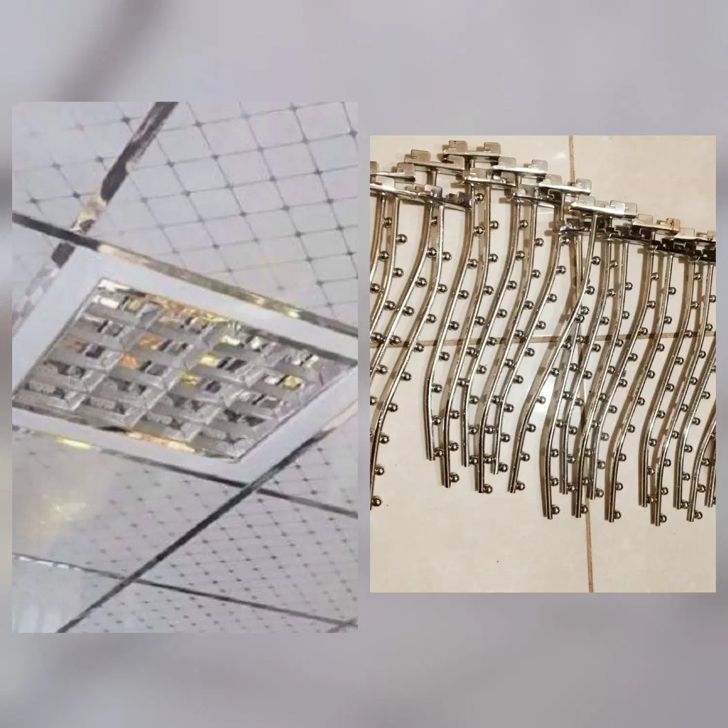 رگال آویز و لامپ سقف کاذب|فروشگاه و مغازه|ساروق, |دیوار