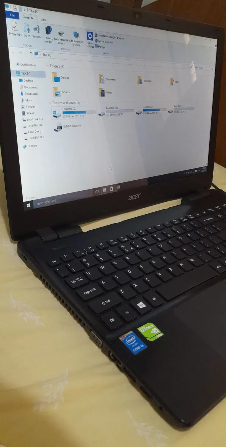 لپ تاپ acer|رایانه همراه|تهران, بلورسازی|دیوار