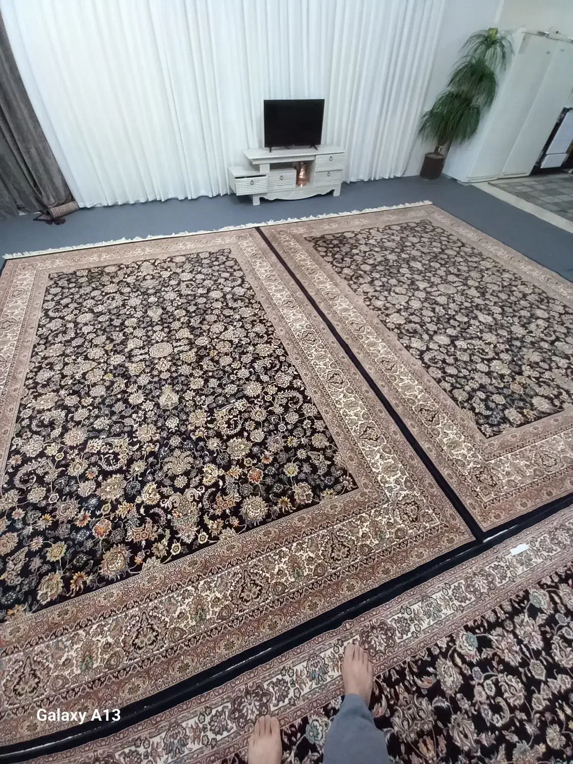 فرش ۹متری|فرش|زاوه, |دیوار