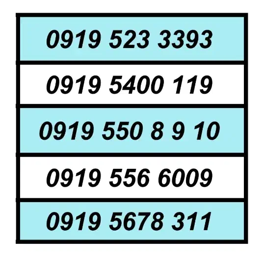 0919.91.200.91|سیم‌کارت|کرج, عظیمیه|دیوار